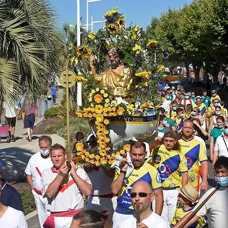 Boulouris - Grand 3 Pieces 5 Personnes Avec Terrasse A 5min A Pied Des Plages Lejlighed *
