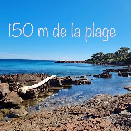 Boulouris - Grand 3 Pieces 5 Personnes Avec Terrasse A 5min A Pied Des Plages