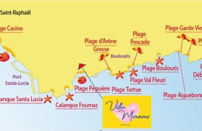 Boulouris - Grand 3 Pieces 5 Personnes Avec Terrasse A 5min A Pied Des Plages * Saint-Raphaël